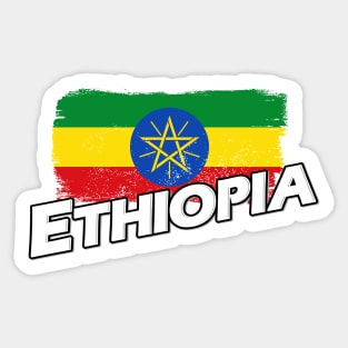 Ethiopia flag Sticker